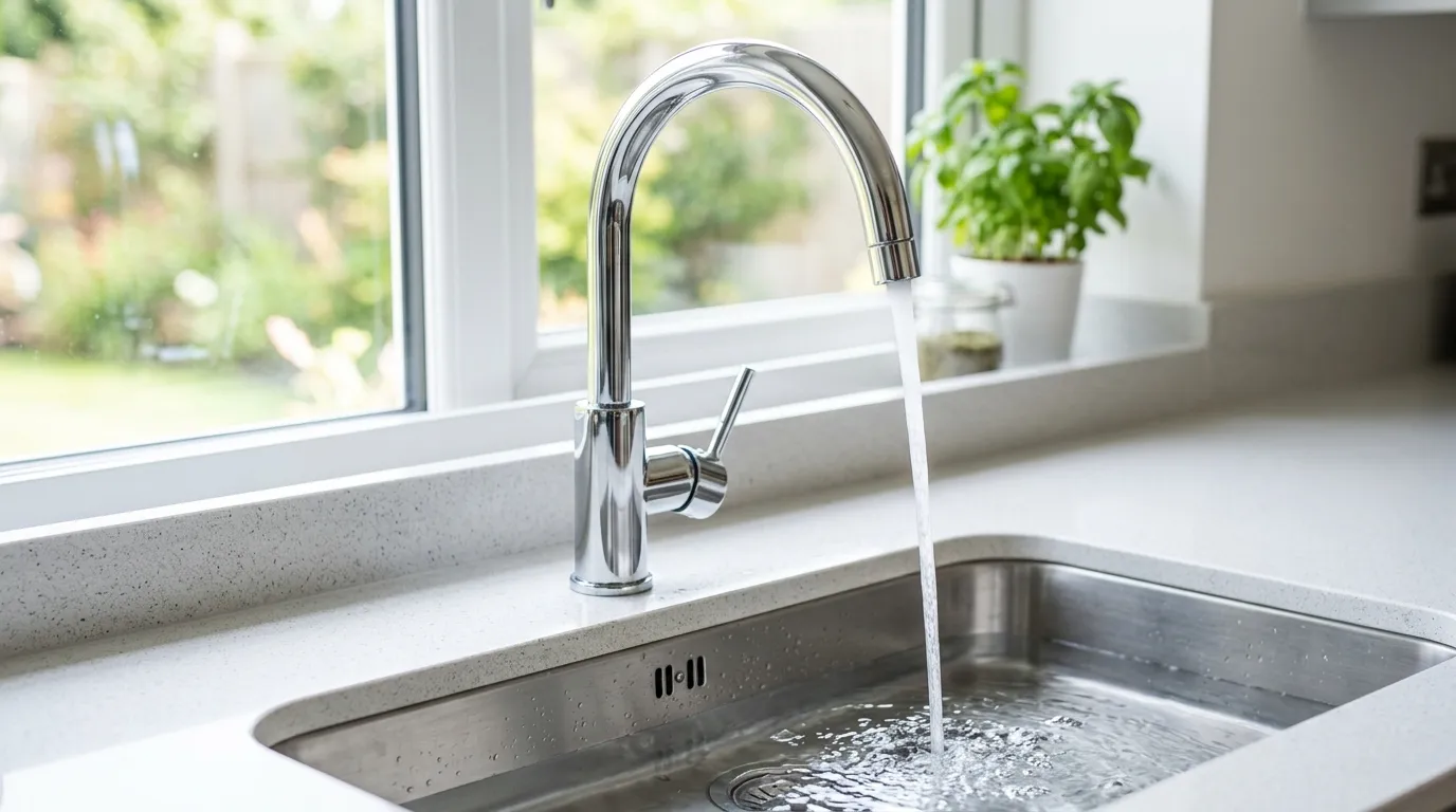 Local Plumbing Master Pros same day plumber fixing a faucet in Huntley, IL