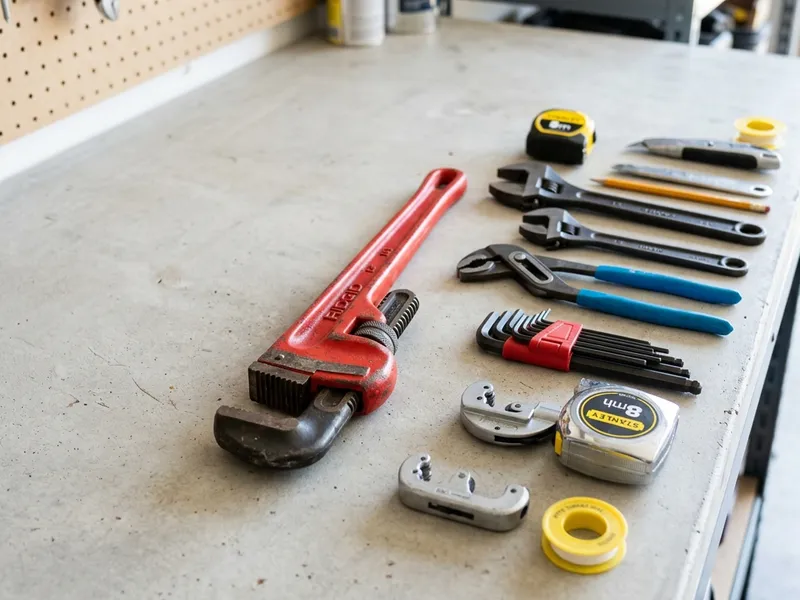 Professional plumbers in Huntley, IL equipped with top-tier tools for residential and commercial plumbing services.